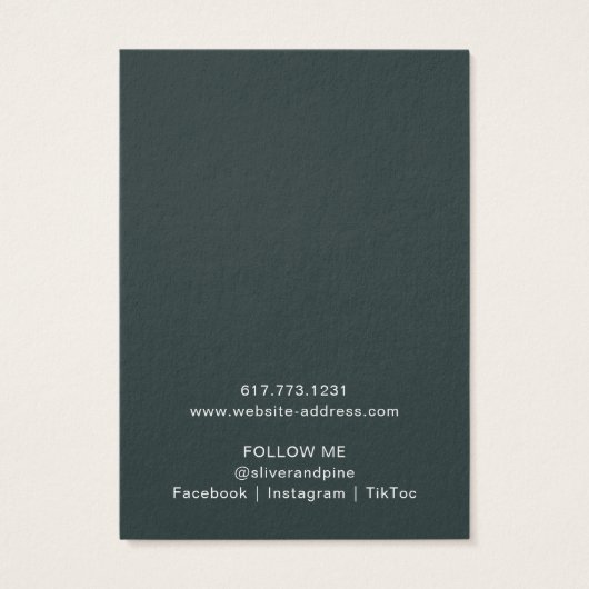 Misty Mountain Earring Display Card (Rückseite)