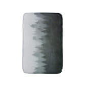 Misty Mountain Forest Autumn Fog Badematte (Vorderseite Vertikal)