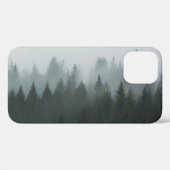 Misty Mountain Forest Autumn Fog Case-Mate iPhone Hülle (Rückseite (Horizontal))