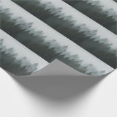 Misty Mountain Forest Autumn Fog Geschenkpapier (Ecke)
