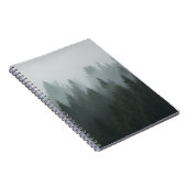 Misty Mountain Forest Autumn Fog Notizblock (Rechte Seite)