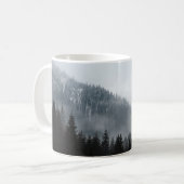 Misty Mountain Forest: Landschaftliche Landschafts Kaffeetasse (Vorderseite Links)