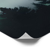 Misty Mountain Forest Poster (Ecke)