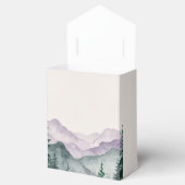 Misty Mountain Forest Wedding Geschenkschachtel (Geöffnet)