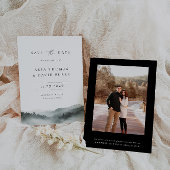 Misty Mountain Foto Wedding Save The Date