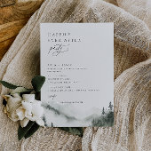 Misty Mountain glücklich immer nach dem Party Einladung