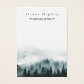 Misty Mountain Necklace and Earring Display Card (Vorderseite)