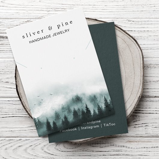 Misty Mountain Necklace and Earring Display Card