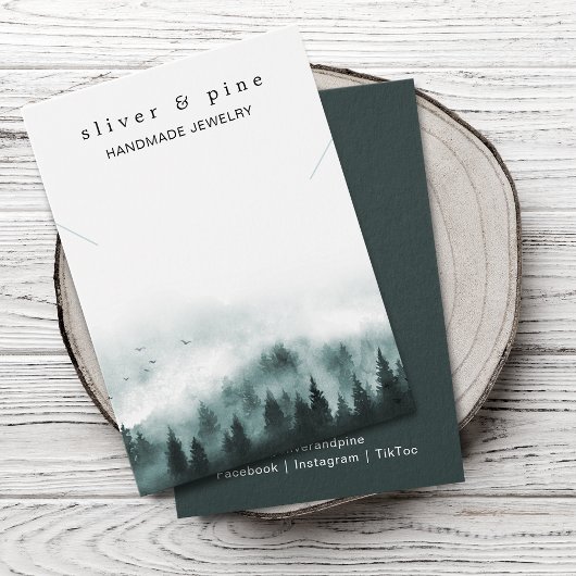 Misty Mountain Necklace Bracelet Display Card