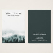 Misty Mountain Necklace Bracelet Display Card (Vorne & Hinten)