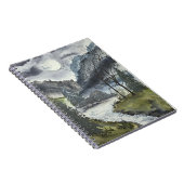 Misty Mountain Notizbuch Notizblock (Rechte Seite)