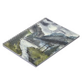 Misty Mountain Notizbuch Notizblock (Linke Seite)