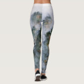 Misty Mountain Peaks Rocks Ruhe Ruhe Leggings (Rückseite)