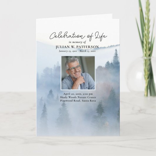 Misty Mountain Pines - Beerdigung des Lebens Programm (Vorderseite)