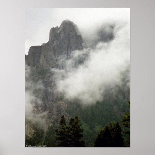 Misty Mountain Poster (Vorne)