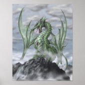 Misty Mountain Print Poster (Vorne)