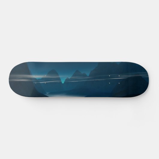 Misty Mountain Skate Board Deck Skateboard (Horizontal)