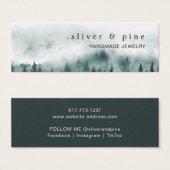 Misty Mountain Stud Earring Display Card (Vorne & Hinten)