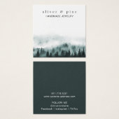 Misty Mountain Stud Earring Display Card (Vorne & Hinten)