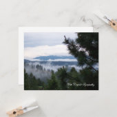 Misty Mountain Sympathy Card Karte (Vorderseite/Rückseite Beispiel)