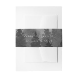 Misty Mountain Wedding Einladungsbanderole