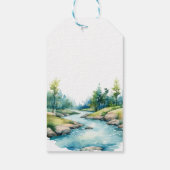Misty Mountain Wedding Geschenkanhänger (Rückseite)