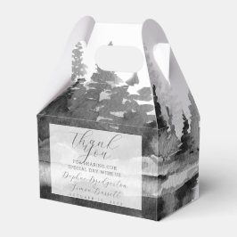 Misty Mountain Wedding Geschenkschachtel