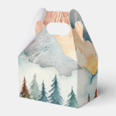 Misty Mountain Wedding Geschenkschachtel (Rückseite)