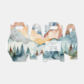Misty Mountain Wedding Geschenkschachtel (Ungefaltet)