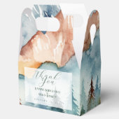 Misty Mountain Wedding Geschenkschachtel (Geöffnet)