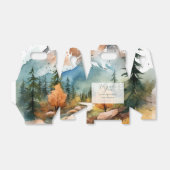 Misty Mountain Wedding Geschenkschachtel (Ungefaltet)