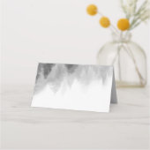 Misty Mountain Wedding Platzkarte (Rückseite)