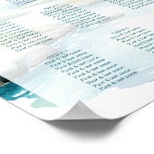 Misty Mountain Wedding Poster (Ecke)