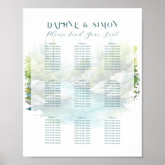 Misty Mountain Wedding Poster (Vorne)