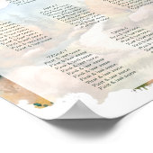 Misty Mountain Wedding Poster (Ecke)