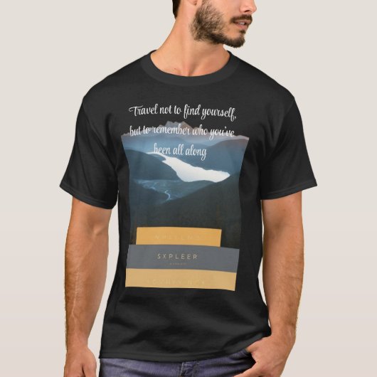 Misty Mountain Wilderness T - Shirt (Vorderseite)
