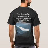 Misty Mountain Wilderness T - Shirt (Rückseite)
