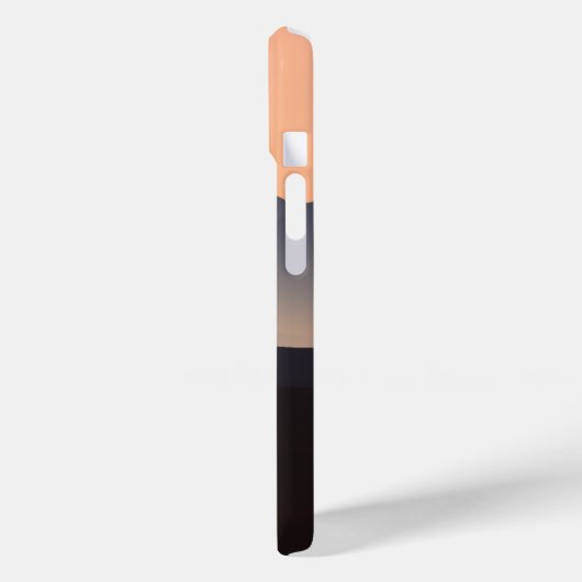 Misty Mountains bei Sonnenuntergang Case-Mate iPhone Hülle (Rückseite / Links)