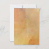 Misty Mountains Hochzeit im Herbst RSVP Cards Karte (Rückseite)