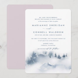Misty Mountains I Formal Wedding Einladung