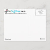 Misty Mountains in Kauai, Hawaii Postkarte (Rückseite)