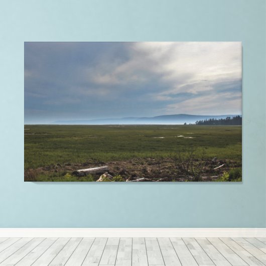 Misty Mountains Leinwanddruck (Insitu (Holzboden))