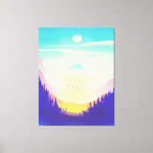 Misty Mountains Leinwanddruck (Vorderseite)