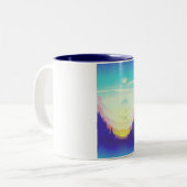 Misty Mountains Zweifarbige Tasse (Vorderseite Links)