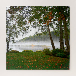 Misty Ocean Lake Puzzle