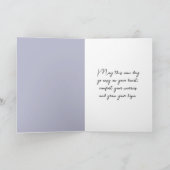 Misty Ocean Morning Karte (Innenseite)