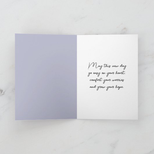 Misty Ocean Morning Karte (Innenseite)