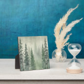 Misty Pine Forest Serenity Fotoplatte (InSitu)