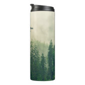 Misty Pine Forest Trees Custom Keepake Thermosbecher (Nach rechts gedreht)