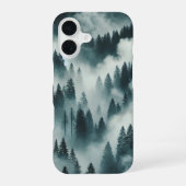 Misty Pines iPhone 16 Hülle (Rückseite)